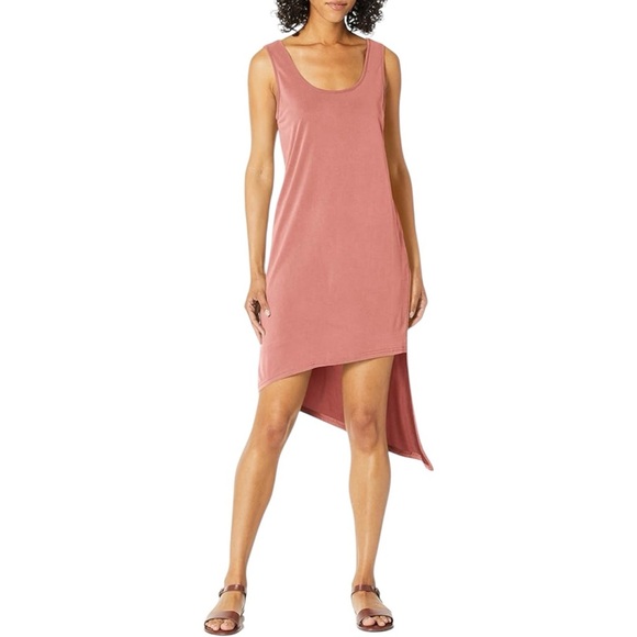 Splendid Pink Scoop Neck Sleeveless Asymmetrical Modal Tank Dress Size XS - Picture 1 of 10